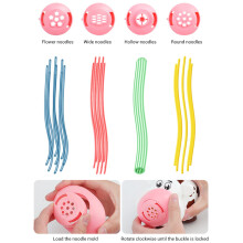 2-in-1 Kuh-Knete-Set mit 8 Farben, Knetmaschinenset & Eiscrememaschine, 19 Stück, 900 g