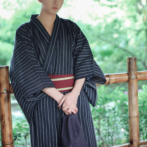 1 Stycke Klassiskt Samurai Kimono I För Bälte 1