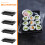 50St En gångs Sushi Förpackningslåda Fruktpaj Låda 8