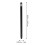 2Pcs Universal Capacitive Stylus Pens Black Lightweight for Tablets 2