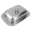 1 Styrenfri Smörbricka För Nötkonfett, Enkel Disk, Förvaring (Silver) 6