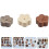 3Pcs Wood Essential Oil Diffuser Car Aromatherapy Decorative Assorted 7