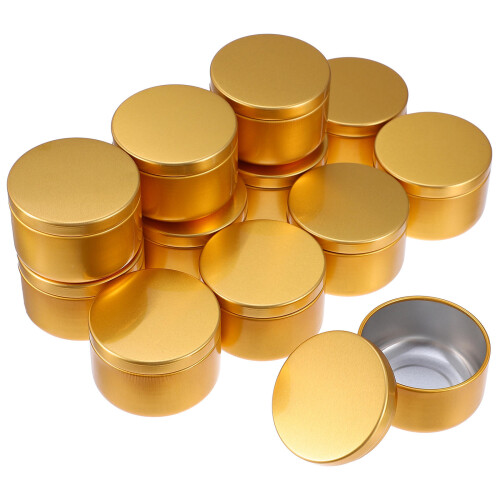 12St Metall Ljusburkar 50 Ml 1
