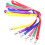 6Stk Robuste Nylon Ausweishalter Lanyards in Mischfarbe 6