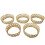 5St Bambusflätade Hattar Med Ringar Handflätade Hattaccessoarer 1