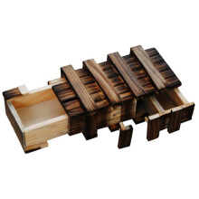 Holz-Puzzle-Box mit verstecktem Fach – Denksport- & Entspannungsspielzeug, 15,2*8,5*5,3cm