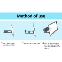 Portable 3D HD Phone Amplifier Screen Magnifier - Clear Visuals