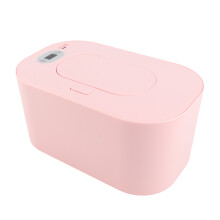 Baby Wipes Heater Wet Wipes Warmer Wet Tissues Top Heating Box with Adjustable Temperatures (Intelligent model SJR02, Pink)