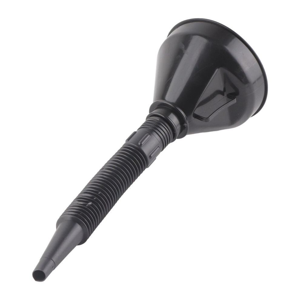 Plastic Motorcycle Fuel Funnel, 36Cm, Removable Spout Black 8751356691481