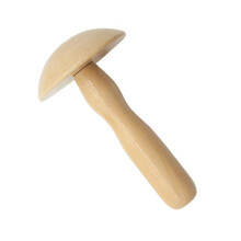 Wood Knitting Tool Darning Svamp Träknappsö