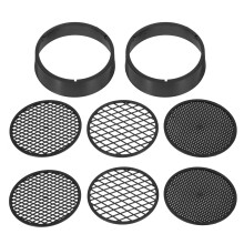 2 Sets 8Pcs Mesh Sifting Pan Garden Sieve Soil Riddle Tool