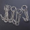 10 Pcs Köttkrokar För Kyckling Bbq (Silver) 9