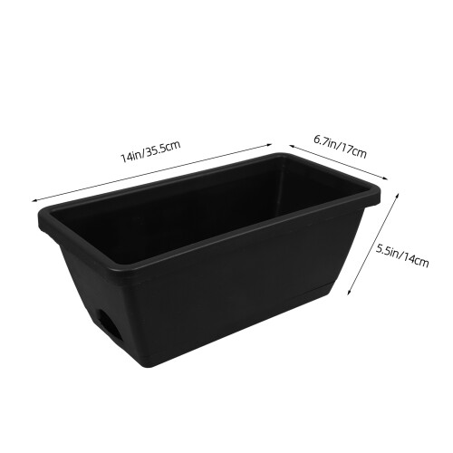 2 Set Planter Plantkruka Blomlåda Blomsterbehållare 1