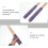 Par 350x20 Mm Trummstickor Lila 6