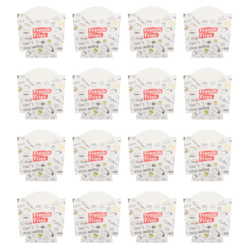 100Pcs Engångs Pappersmatlåda För Och Kyckling