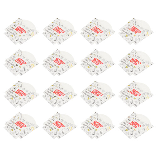 100Pcs Engångs Pappersmatlåda För Och Kyckling 2