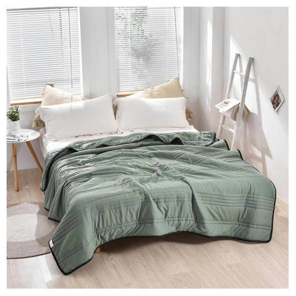 Kikidex (200*230, Water Green) The Ultra Cooling Blanket For Full & Twin Beds Ultra Soft Washable Blankets For Adults Kids