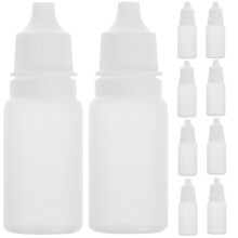10 Pcs Portabla Tryckbara Droppflaskor För Ögondroppar, 10 Ml