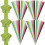 320 Pcs Glitter Origami Vikpapper Regnbåge Femuddig 10