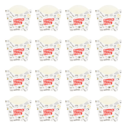 100Pcs Engångs Pappersmatlåda För Och Kyckling Blandade Färger 1