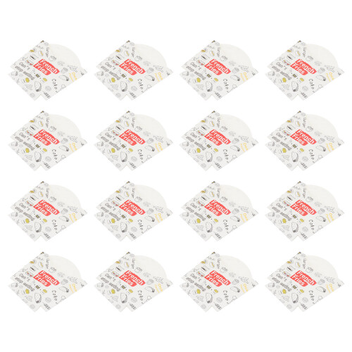 100Pcs Engångs Pappersmatlåda För Och Kyckling Blandade Färger 2