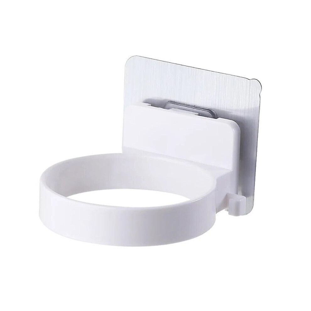 Kikidex (As Show, One Size) Wall Mounted Hair Dryer Storage Rack, For Toilet, Bathroom, Home,2Pcs
