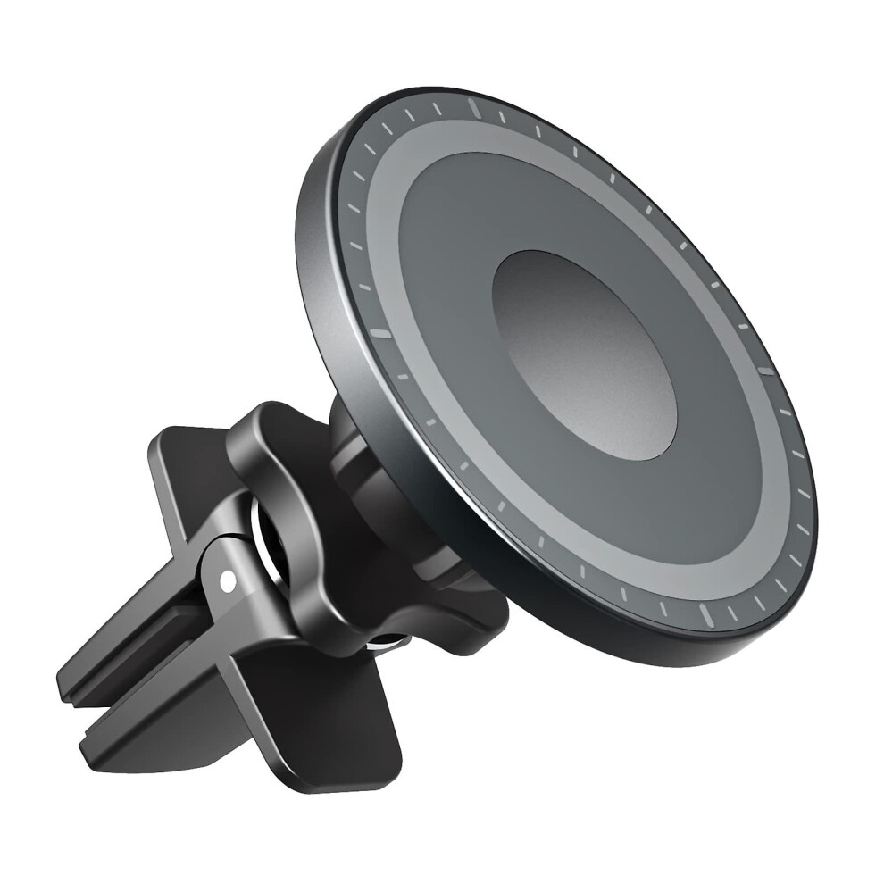 Kikidex (As Show, One Size) Car Holder, Magnetic Car Phone Holder With Clip 360 Rotation Universal Phone Holder
