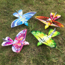 Mini RC Bionischer Fliegender Vogel Drohne mit Fernsteuerung, Blau/Rosa/Grün/Orange