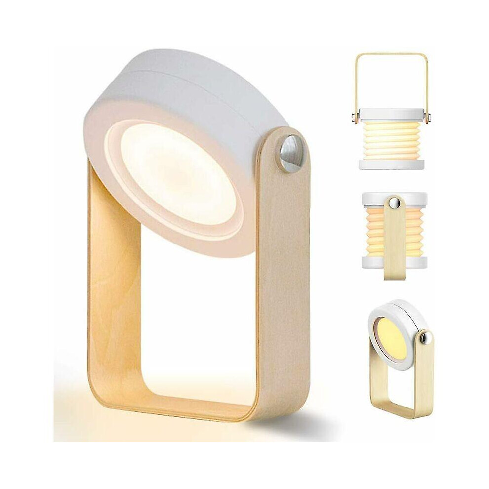 Kikidex (As Show, One Size) Dimmable Touch Bedside Lamp, Led Bedside Lamp Night Lantern Vintage Bedside Lamp, 3 Brightness Levels Light