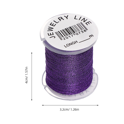 10Pcs Färgglada Och Nylon Knutar Tråd 0,3 Mm För Macramé 2
