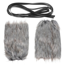 2St Varmelångar Viking Faux För Kvinnor Skotoverdrag 30Cm