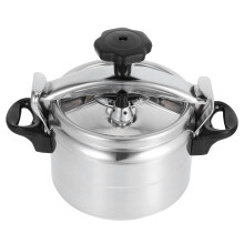 Large1 Aluminum Alloy Pressure Cooker Silver Kitchen Pot for Gas Stove
