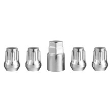 4pcs universal wheel lock lug nuts anti theft with 1 sleeve