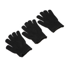 3Pcs Praktisk Hårvåg Värmebeständig Handske Professionell Värmeskydd