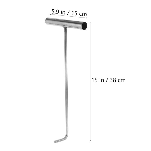 Stainless Steel T- Hack Manhålslifthack Lyftverktyg 1