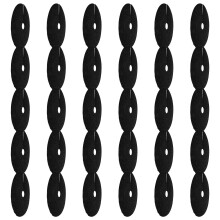 20Pcs Trädgård Odling Gräsbekämpning Tyg Runda Ringar