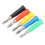 20Set Horn Typ Bananenstecker Messing Zink 15