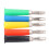 20Set Horn Typ Bananenstecker Messing Zink 14