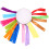 Hand Drum Tambourine With Ribbons For Stage Performance 4