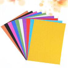 30Pcs A4 Glitterpapper Ark DIY Handgjorda Häftmärken Med Bakre Lim