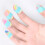 1 Set Professionella Nylon Naglar Fingeröverdrag 9