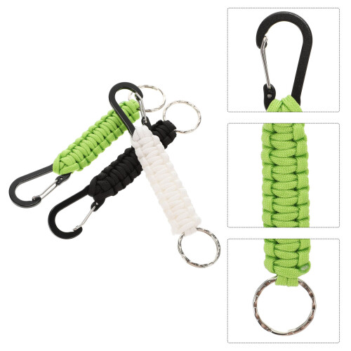 3St Stickade Kletterficklampor Karbinhake ( ) 2