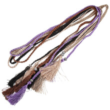5Pcs Women Waist Rope Tassel Cotton Belt for Dress Skirt Casual Wear