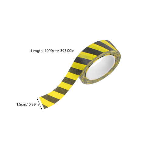 1Roll Micro Warning Tape Roll Paper Tape Decorative Multi Use for Kids 1