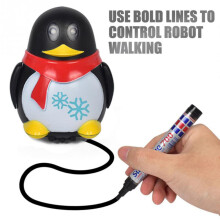 Penguin-Induktionsspielzeug, Nachgezogenes Linienmodell, Süßer Pinguin für Kinder zum Lernen