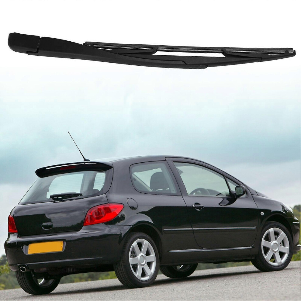 Rear Windshield Wiper Blade 6429R2 Rear Wiper Assembly Replacement For Peugeot 106 206 207 307 Black 6935159244194