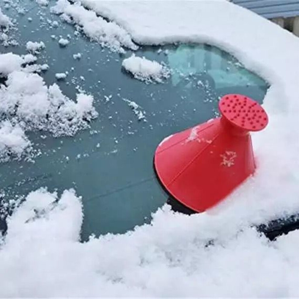 Efficient Car Ice Scraper & Funnel For Snow Removal & Survival 4191356698068
