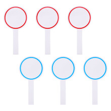 6Pcs Resultattavla Handhållen Bort Padda Ensidig