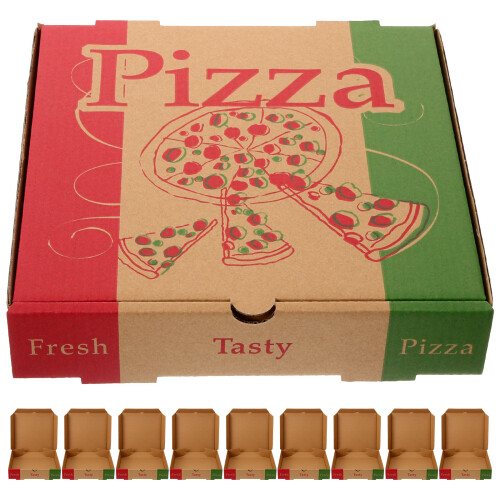 10Pcs Tom Papperspizzalåda 8 För Tantipizzor 1