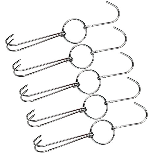 5Pcs Kinesiska Baconhängare, Skinkkrokar För